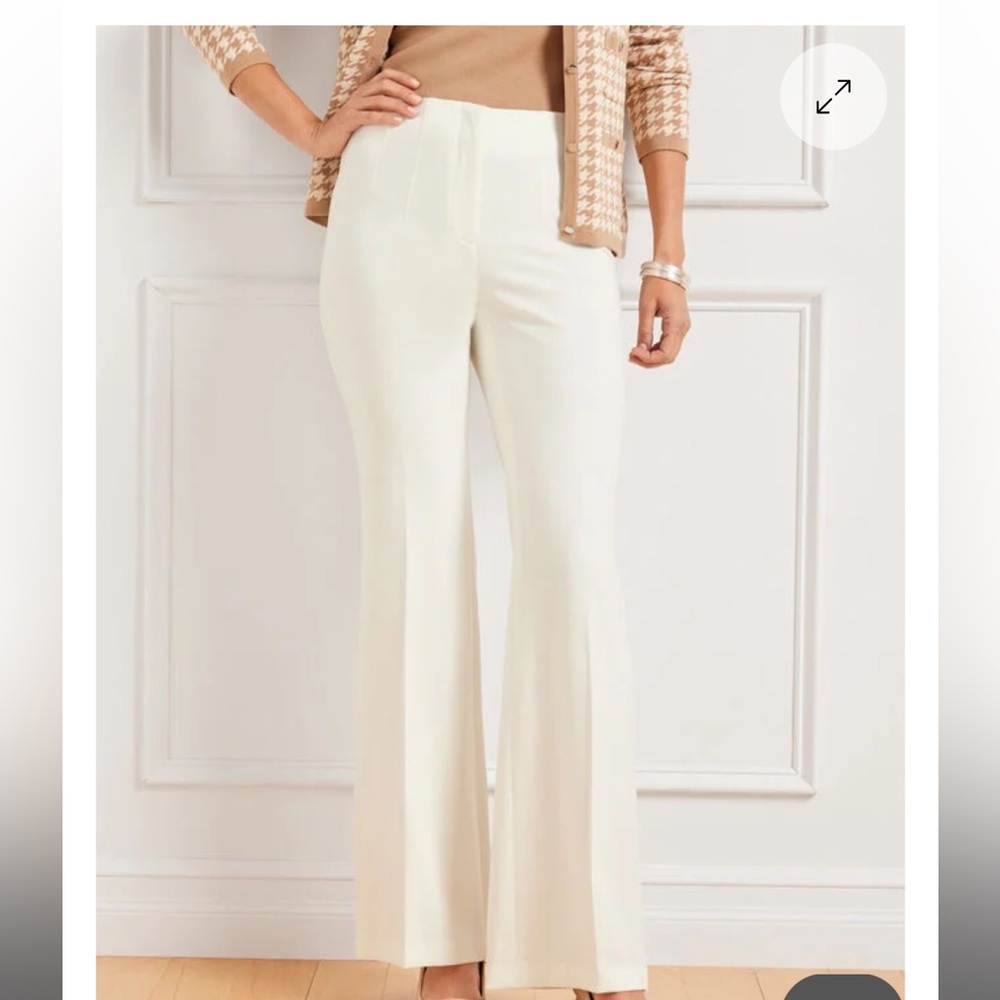 NWOT Talbots Providence Pant winter white Size 18